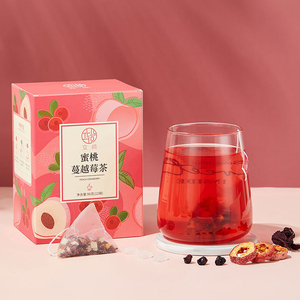 蜜桃蔓越莓水果茶多种口味适合女生孕妇小孩子儿童泡水喝的果茶包
