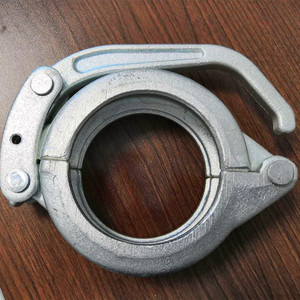 泵车管卡白色快速管卡2寸到dn150精密锻打管夹卡箍 锻造镀锌管箍