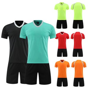 足球比赛裁判服套装裁判员短袖球衣专业足球比赛训练裁判装备定制