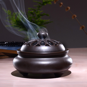 特价家用室内莲花香炉塔香炉仿古大号檀香炉香插线香沉香陶瓷香炉