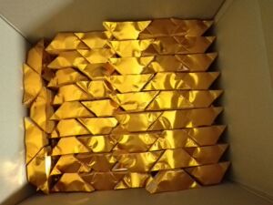 金银元宝纸半成品手工折纸机器折叠大中小号五彩印字金条金砖包邮