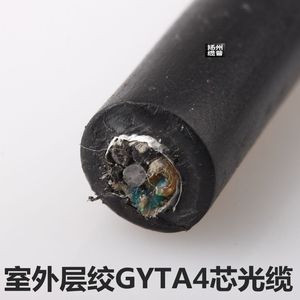 万兆光纤光缆室外单模4芯6芯8芯12芯24芯光缆国标 四芯层绞gyta/s