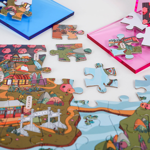 印象唯物 文创大观园系列拼图100片红楼梦纪念品生日礼物文创礼品