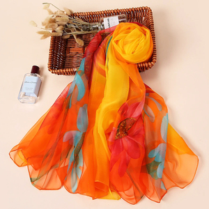 冰丝丝巾纱巾女春夏新款长款加大百搭防晒旅游披肩跳舞薄款沙滩巾