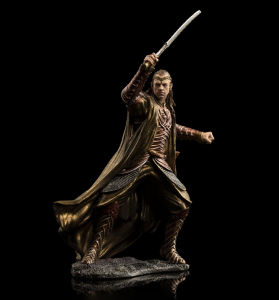 weta霍比特人魔戒指环王埃尔隆德精灵王 爱隆王 手办模型迷你摆件