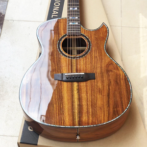 相思木全单吉他特级可可菠萝木全单民谣吉他纯手工制作大师级