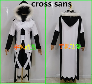 cosplay定做 传说之下 xtale cross sans sans男装套装cos服装