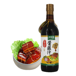 太太乐宴会酱油623ml宴会蘸汁酱油上海鲜味汁香辛料酱油破离瓶装