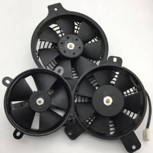 三轮车摩托车福田200-lk/250水箱散热风扇12v改装风扇加装风扇