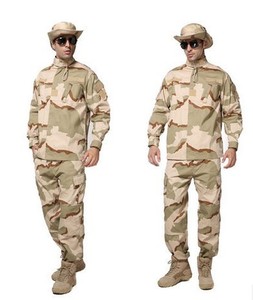 军迷海豹三沙迷彩套服 CS野战套装 棉涤军迷作训长款外套套装