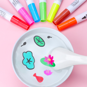 儿童免烤胶画diy手工涂鸦画颜料涂色幼儿园女孩伦堡画玩具小学生