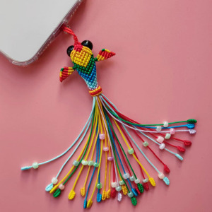 中国结绳艺编织锦鲤挂饰包挂立体手机挂件编织鱼钥匙扣圣诞礼物女