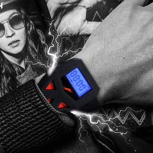 电击闹钟强力叫醒手环起床神器高中生男学生专用震动无声宿舍手表