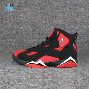 nike/耐克jordan true flight 乔aj7加强版黑红篮球鞋 cu4933-001