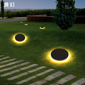 太阳能灯户外草坪灯现代简约防水庭院灯室外工程草地灯花园景观灯