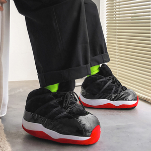 2020冬季新款高帮棉鞋抖音同款韩版胖胖面包鞋潮流恶搞aj空军一号