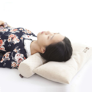 颈椎枕头睡觉专用成人拉伸牵引富贵包圆形糖果决明子枕芯护颈枕头