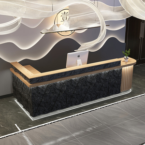 壁纸足浴足疗店吧台形象墙头疗采耳馆前台背景墙纸tb096126728888