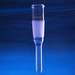 温度计套管24/ 70/80/90/100mm玻璃温度计适配器实验室温度测量管
