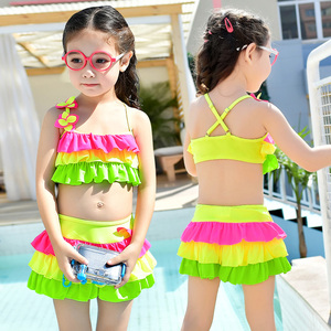 海波特新款儿童泳衣 时尚可爱女童比基尼裙式泳衣 C1003