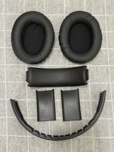 雷蛇北海巨妖标准X V3X耳机配件维修头梁外叉断裂 换耳罩线内垫皮