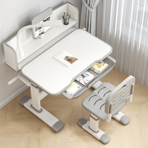 儿童书桌多功能儿童学习桌家用女孩课桌椅小学生可升降写字桌套装