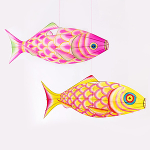 鱼形吊灯日式餐厅楼梯间商场橱窗鲤鱼灯创意个性节日喜庆装饰鱼灯