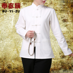中式服装女上衣 全棉女士唐装 改良时尚舞台服装 长袖古装 演出