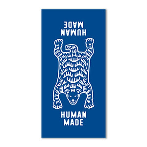 human made北极熊趴蓝头像潮流情侣日系毛巾浴巾健身巾运动巾沙滩