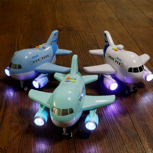 儿童玩具飞机男女孩宝宝玩具3-6周岁惯性滑行仿真音乐小客机模型