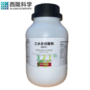 三水合锡酸钠西陇科学化工原料 耗材镀锡Na2SnO3分析纯AR500g