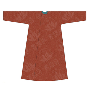 081汉服唐圆领袍手工diy服装裁剪纸样唐朝古装牛皮纸图纸打印板子