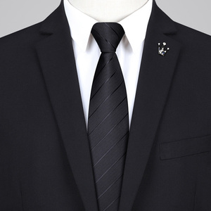 黑色领带男正装8cm商务结婚婚礼新郎职业红色学生西装衬衫领带