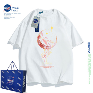NASA联名~大鱼海棠印花儿童夏装2024新款小中大童男童女童短袖t恤