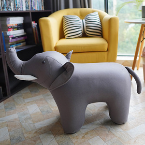 成人儿童小马凳坐凳脚凳节日礼品沙发凳创意独角兽动物凳子换鞋凳