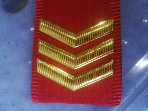 87纠察金属肩章 保安 刺绣肩章臂章留念收藏