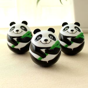 搪胶熊猫不倒翁趣味益智早教宝宝玩偶创意玩具成都文创纪念小礼品