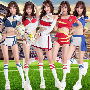 2024世界足球宝贝杯制服性感女装啦啦队服装阿根廷巴西演出服套装
