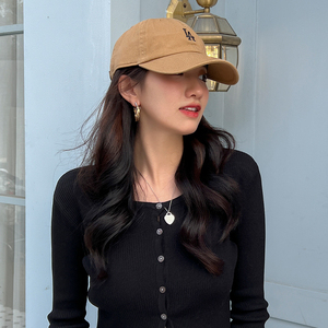 47brand卡其色棒球帽夏防晒帽男女休闲情侣帽子ins潮la鸭舌帽潮牌