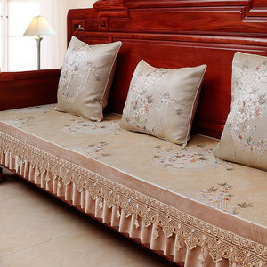 红木沙发坐垫中式套罩可拆洗四季无靠背海绵垫实木家具沙发垫定做