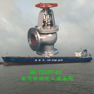 GB/T2029船用铸钢海底吸入通海阀DN200 250 300 350 400 450 500