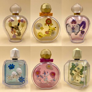 宝可梦香水瓶伊布家族宠物小精灵神奇宝贝皮卡丘摆件女孩盲盒玩具