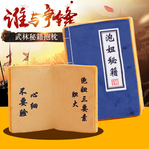 创意葵花宝典抱枕泡妞秘籍靠垫搞怪个性整蛊情人礼物生日送男女生