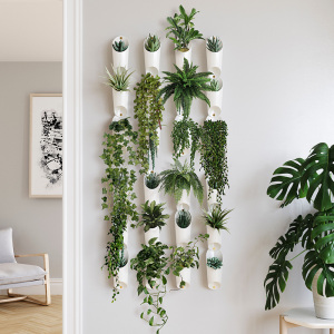umbra绿植电视背景墙面装饰墙上挂墙壁挂墙壁花盆植物立体墙饰