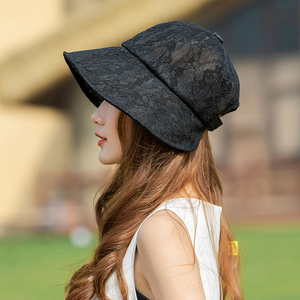 带纱帽子蕾丝网纱