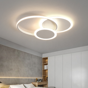 北欧简约现代卧室灯创意个性家用温馨浪漫圆形房间灯led吸顶灯