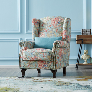 布艺单人沙发简约小户型客厅卧室休闲椅凳组合客拉客家具旗舰店