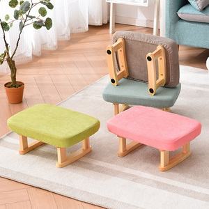 矮凳家用创意小凳子布艺实木客厅沙发凳茶几凳墩子成人板凳换鞋凳