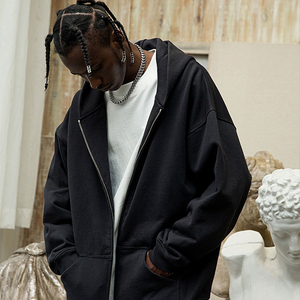 fog fear of god主线外套上帝灰拉链宽松oversize连帽情侣卫衣潮