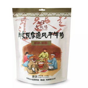 大牧场牧民家庭风干牛肉内蒙古特产手撕牛肉干休闲零食独立包袋装